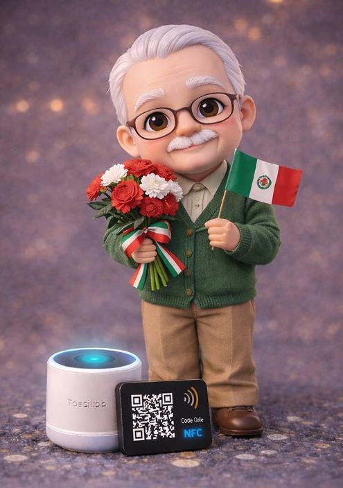 Figura 3D con voz abuelito